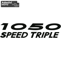 Autocollant "1050 Speed Triple" Avant-Réservoir-Aile-Casque