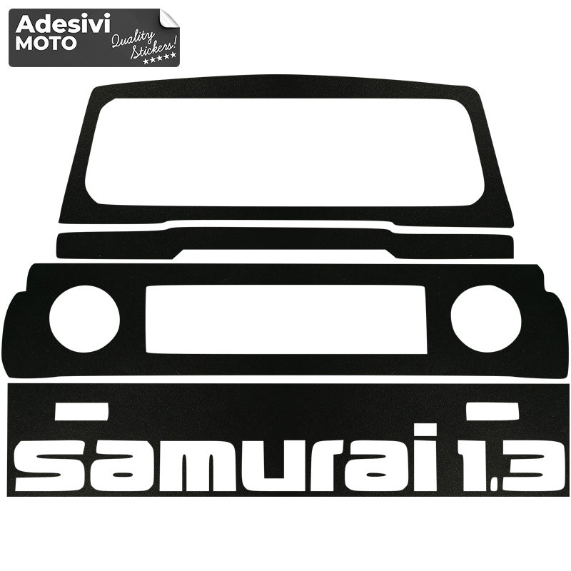 Off-Road + Samurai 1.3 Sticker Bonnet-Doors-Sides