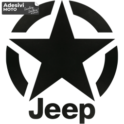 "Jeep" Star Sticker Bonnet-Doors-Sides