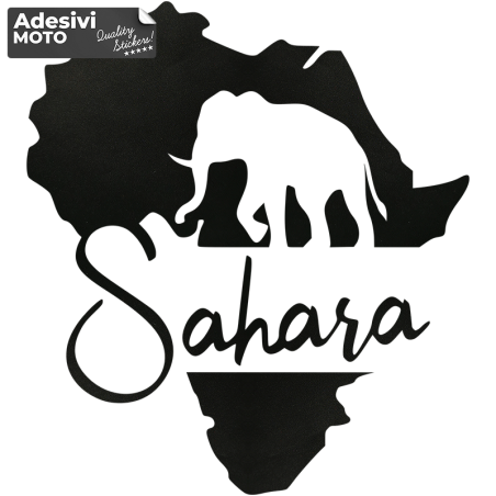 Autocollant Sahara + Afrique + Éléphant Réservoir-Valises-Queue-Casque
