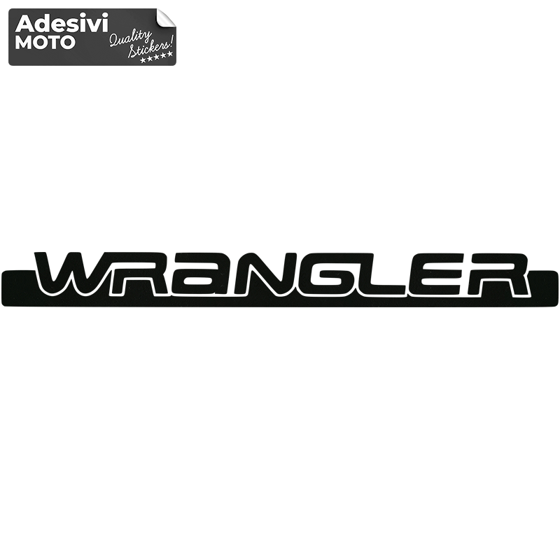 "Wrangler" + Strip Sticker Bonnet-Doors-Sides
