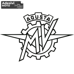 Adesivo Logo "MV Agusta" Serbatoio-Fiancate-Cupolino-Codone-Casco