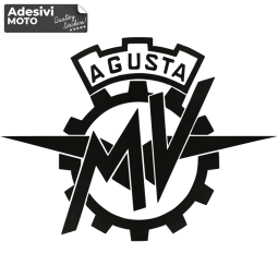 Autocollant Logo "MV Agusta" Type 2 Réservoir-Côtés-Pare-brise-Queue-Casque