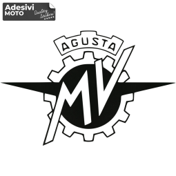 Autocollant Logo "MV Agusta" Type 3 Réservoir-Côtés-Pare-brise-Queue-Casque