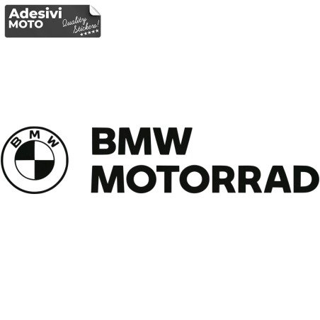 Adesivo Logo + "BMW Motorrad" Serbatoio-Codone-Casco-Parafango