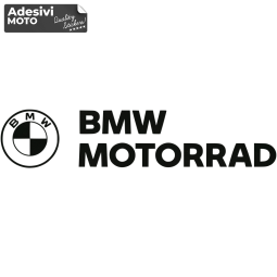 Logo + "BMW Motorrad" Sticker Fuel Tank-Tail-Helmet-Fender
