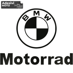 Autocollant Logo BMW + "Motorrad" Réservoir-Valises-Casque-Aile
