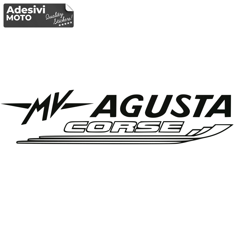 "MV Agusta Corse" Sticker Fuel Tank-Sides-Fairing-Tail-Helmet