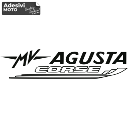 Autocollant "MV Agusta Corse" Réservoir-Côtés-Pare-brise-Queue-Casque