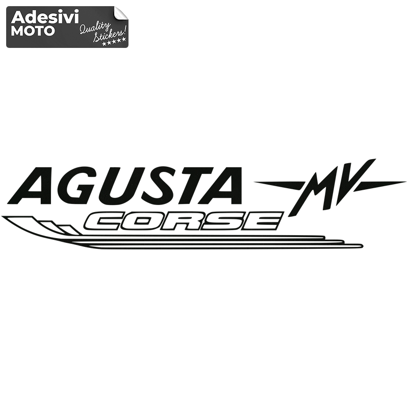 Adesivo "MV Agusta Corse" Tipo 2 Serbatoio-Fiancate-Cupolino-Codone-Casco