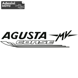 Autocollant "MV Agusta Corse" Type 2 Réservoir-Côtés-Pare-brise-Queue-Casque