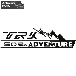 Autocollant "TRK 502X Adventure" + Montagnes Casque-Réservoir-Queue-Valises