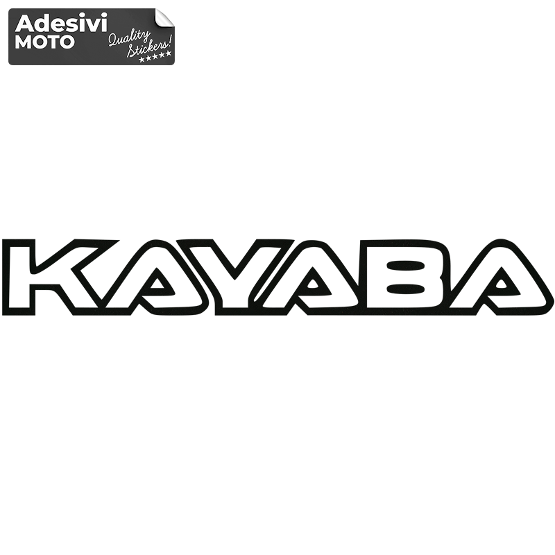 Adesivo "Kayaba" Tipo 2 Forcellone-Codone-Parafango-Casco