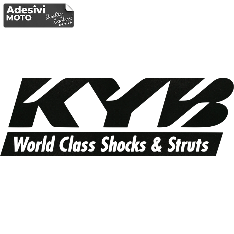 "KYB World Class Shocks Struts" Sticker Swingarm-Tail-Fender-Helmet