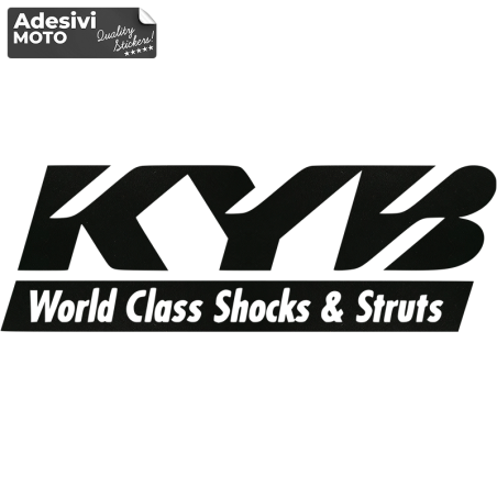 Adesivo "KYB World Class Shocks Struts" Forcellone-Codone-Parafango-Casco