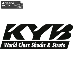 Autocollant "KYB World Class Shocks Struts" Bras Oscillant-Queue-Aile-Casque