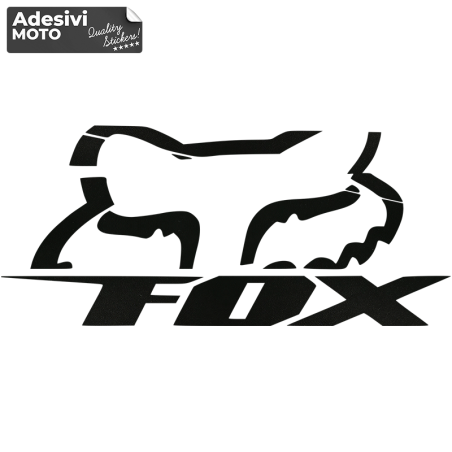 Adesivo Logo + "Fox" Forcelle-Forcellone-Parafango-Codone
