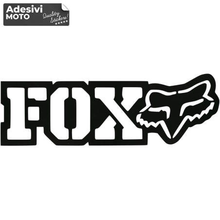Adesivo "Fox" + Logo Type 2 Forcelle-Forcellone-Parafango-Codone