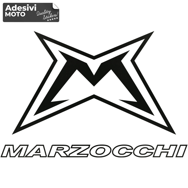 Logo + "Marzocchi" Sticker Forks-Swingarm-Fender-Tail