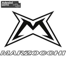 Adesivo Logo + "Marzocchi" Forcelle-Forcellone-Parafango-Codone