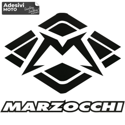 Adesivo Logo + "Marzocchi" Tipo 2 Forcelle-Forcellone-Parafango-Codone