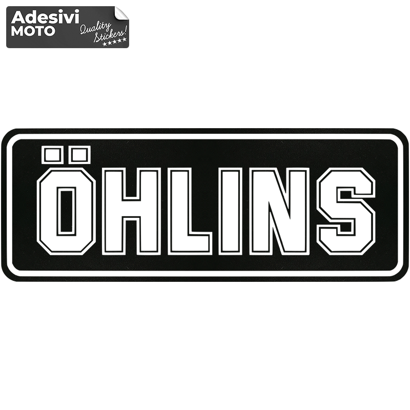 Adesivo "Ohlins" Tipo 3 Forcelle-Forcellone-Codone-Parafango