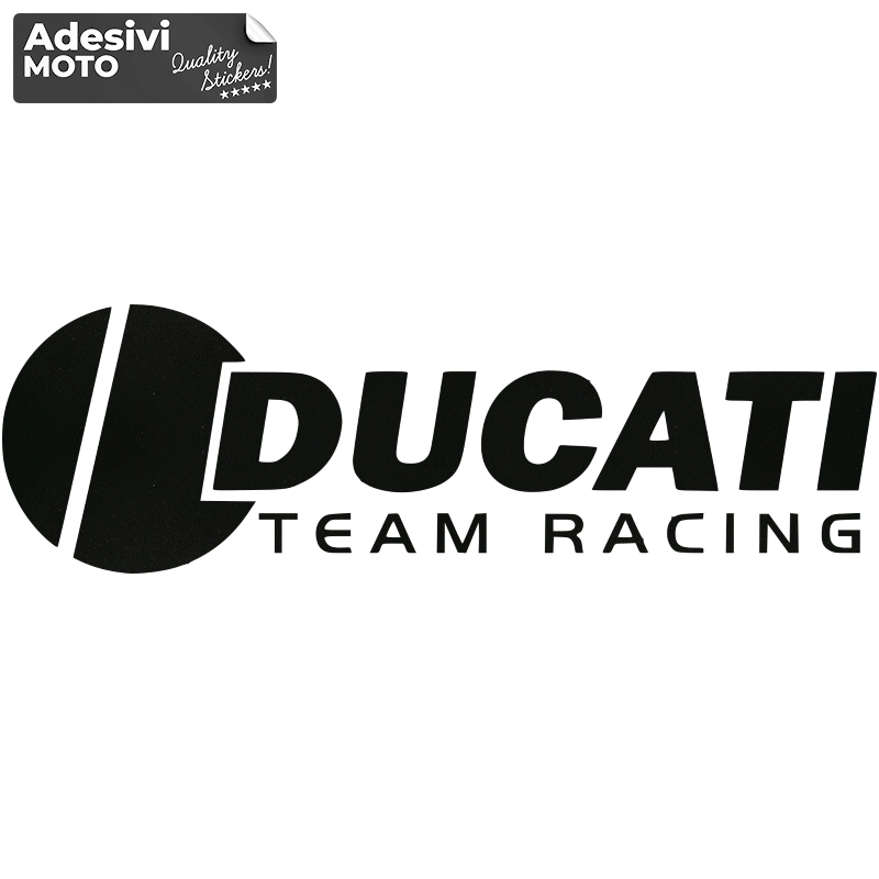 "Ducati Team Racing" Sticker Fuel Tank-Sides-Tip-Tail-Helmet