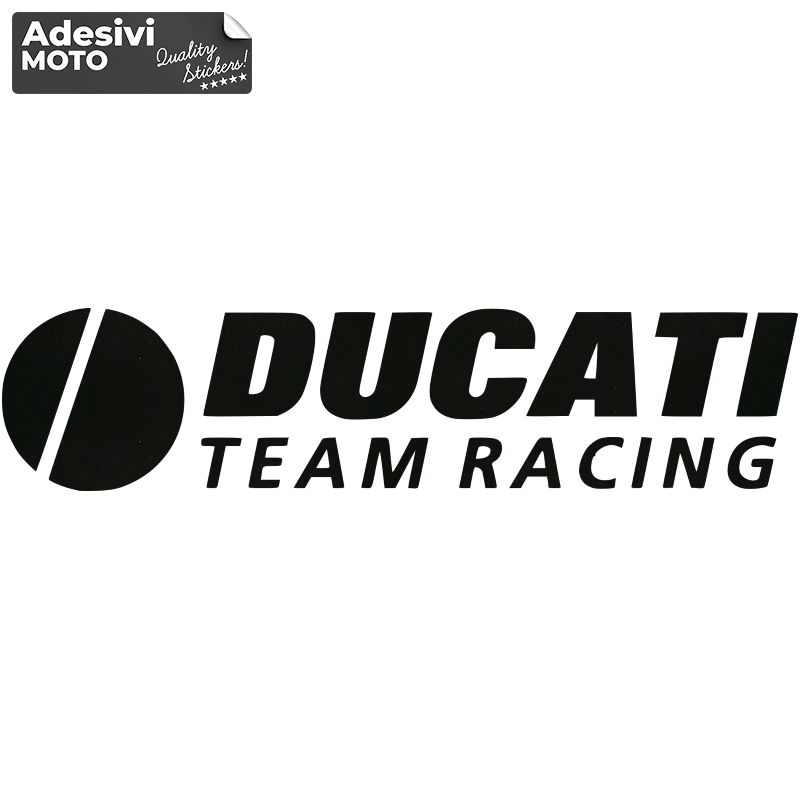 Adesivo "Ducati Team Racing" Tipo 3 Serbatoio-Fiancate-Vasca-Codone-Casco