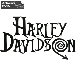Adesivo "Harley Davidson" Horror Serbatoio-Casco-Cupolino