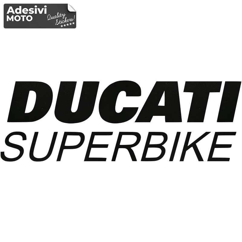 Adesivo "Ducati Superbike" Tipo 2 Serbatoio-Fiancate-Vasca-Codone-Casco