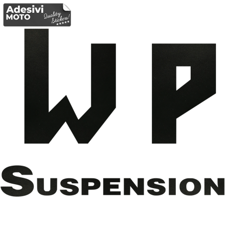 Adesivo "WP Suspension" Tipo 3 Forcelle-Forcellone-Codone-Parafango