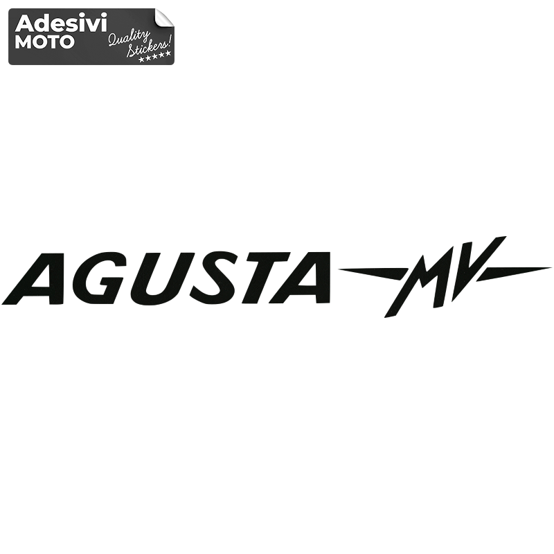 Adesivo Logo "MV Agusta" Tipo 7 Serbatoio-Fiancate-Cupolino-Codone-Casco