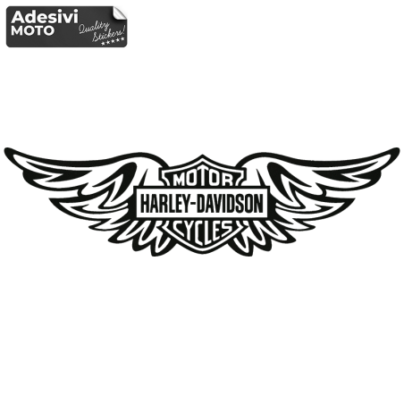 Adesivo 'Harley Davidson Motor Cycles' Serbatoio-Parafango-Casco