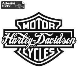 "Harley Davidson Motor Cycles" Stylized Sticker Fuel Tank-Fender-Helmet