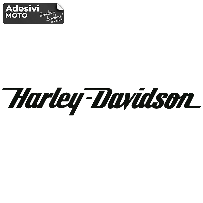 Adesivo Testo "Harley Davidson" Serbatoio-Parafango-Casco-Cupolino