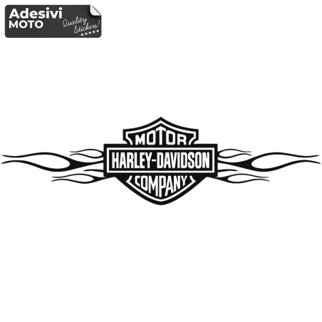'Harley Davidson Motor Company' Modern Sticker Fuel Tank-Fender-Helmet
