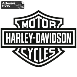 Adesivo Logo "Harley Davidson Motor Cycles" Serbatoio-Parafango-Casco