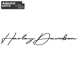 Autocollant Signature "Harley Davidson" Réservoir-Aile-Casque-Pare-brise