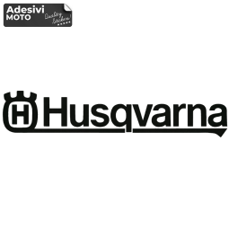 Logo + "Husqvarna" + Line Sticker Fuel Tank-Sides-Tail-Windshield-Helmet