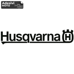 Logo + "Husqvarna" + Line Type 2 Sticker Fuel Tank-Sides-Tail-Windshield-Helmet