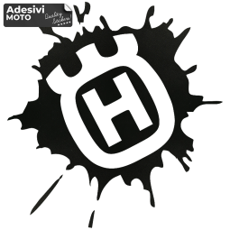 Logo "Husqvarna" Sketch Sticker Fuel Tank-Tail-Sides-Helmet