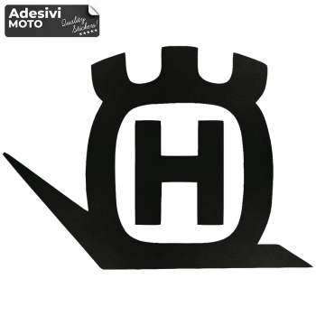 Adesivo Logo Husqvarna + Linea Tipo 3 Serbatoio-Fiancate-Codino-Cupolino-Casco