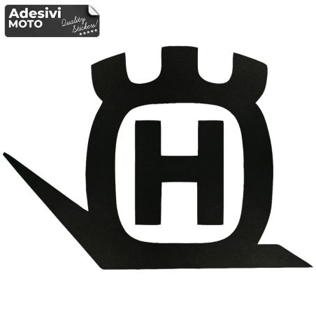 Husqvarna Logo + Line Type 3 Sticker Fuel Tank-Sides-Tail-Windshield-Helmet