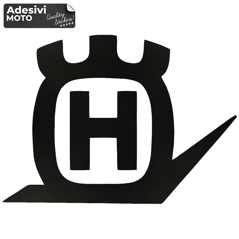 Husqvarna Logo + Line Type 4 Sticker Fuel Tank-Sides-Tail-Windshield-Helmet