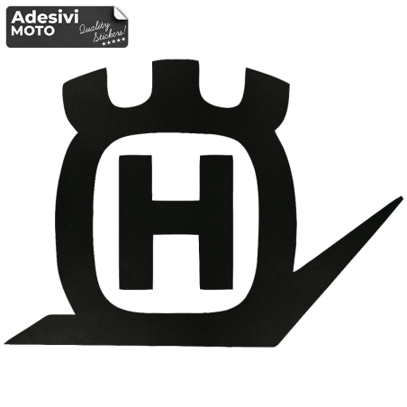 Adesivo Logo Husqvarna + Linea Tipo 4 Serbatoio-Fiancate-Codino-Cupolino-Casco