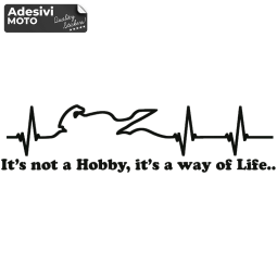 Autocollant "It’s not a Hobby, is a way of Life.." Type 2 Réservoir-Côtés-Queue