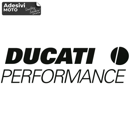 "Ducati Performance" + Logo Sticker Fuel Tank-Sides-Tip-Tail-Helmet