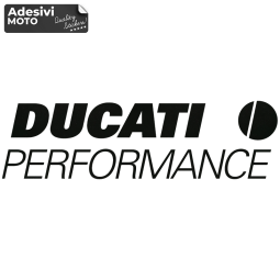 Adesivo "Ducati Performance" + Logo Serbatoio-Fiancate-Vasca-Codone-Casco