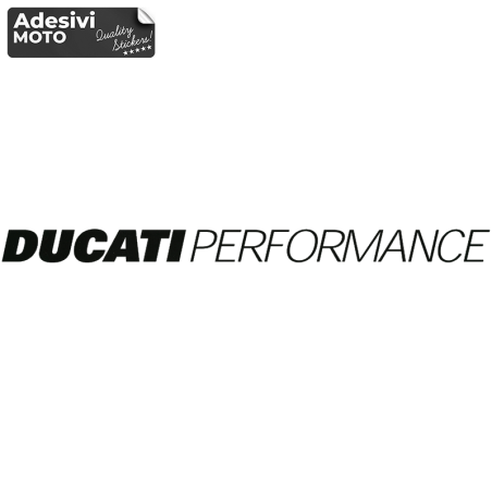"Ducati Performance" Sticker Fuel Tank-Sides-Tip-Tail-Helmet