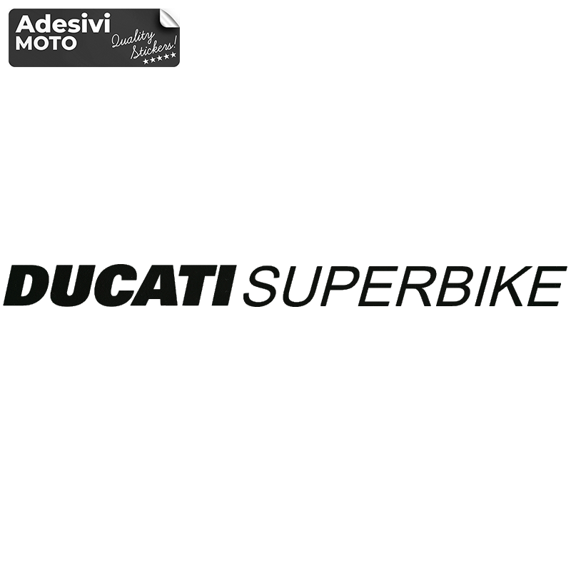"Ducati Superbike" Sticker Fuel Tank-Sides-Tip-Tail-Helmet